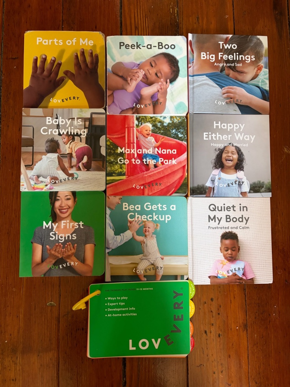 Loveyery Green Board Book Set for Kids — Early Learning Stories